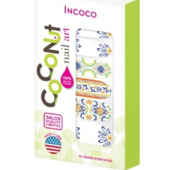 Coconut Nail Art by Incoco Nail Polish Strips, Casa Verano - Picture 2 of 3